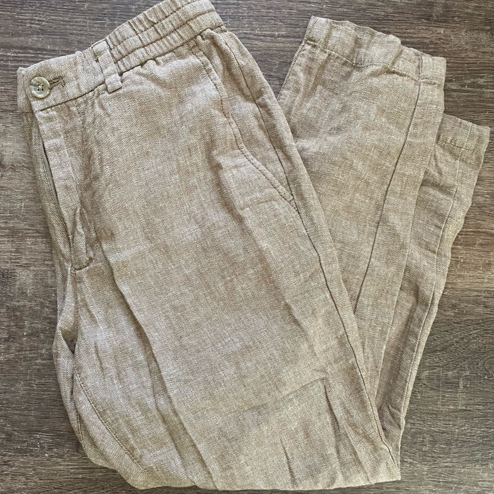 Banana Republic Mason Athletic Tapered Linen Pant